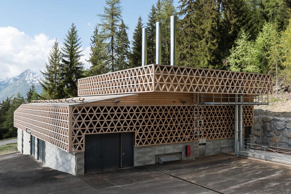 façades de la chaufferie