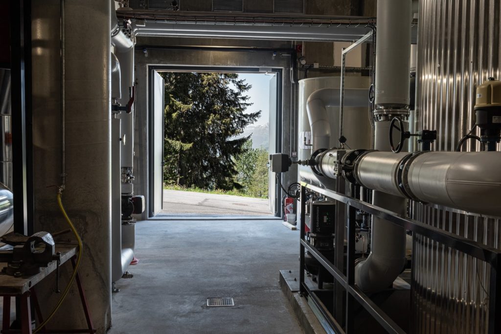 intérieur chaufferie