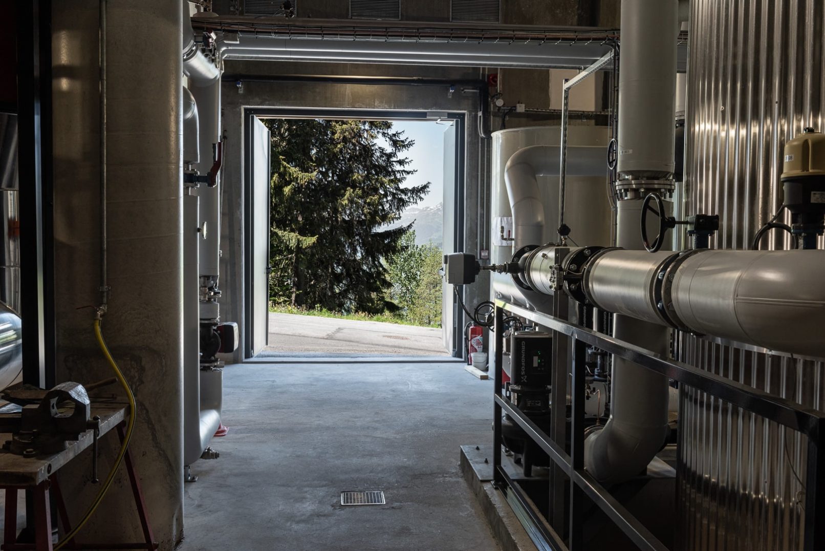 intérieur chaufferie