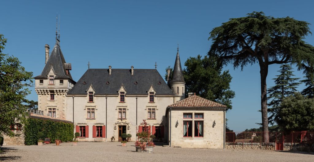 château depuis sa cour