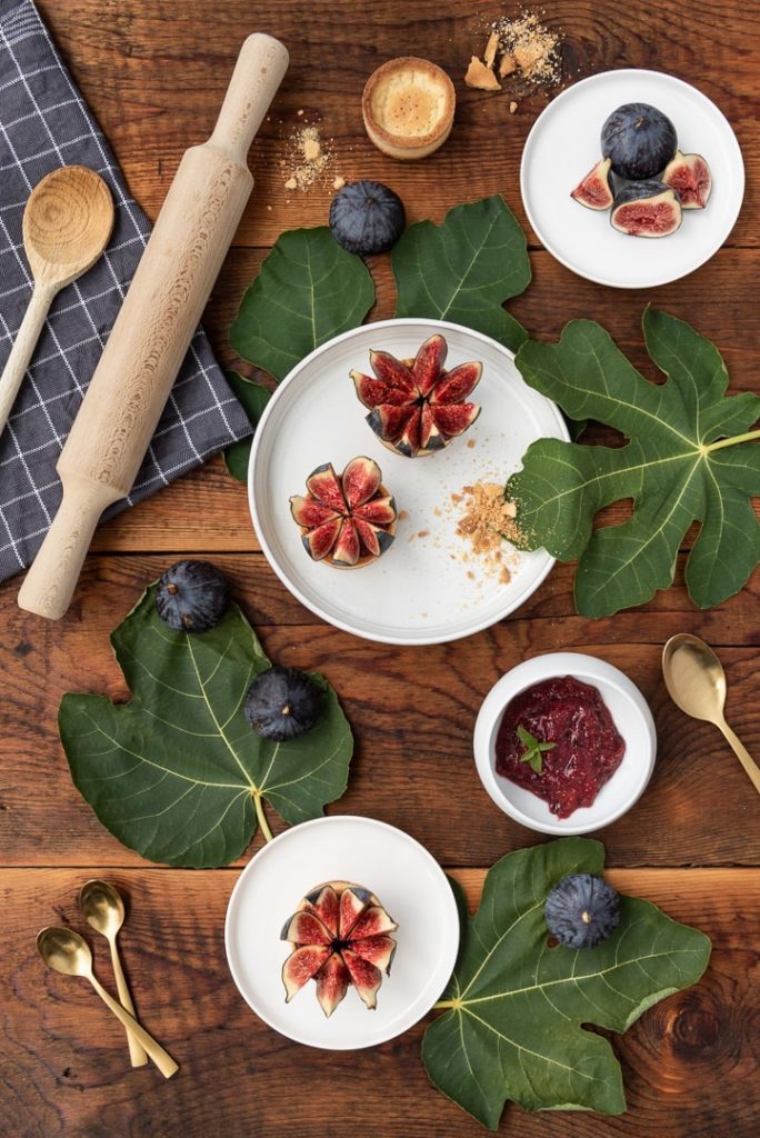 photographe culinaire set up figue