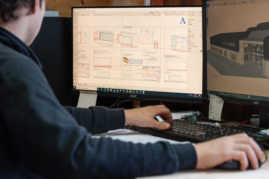 dessinateur dao construction modulaire bois