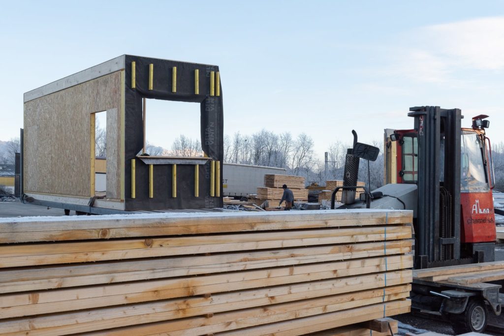 transport module 3D bois