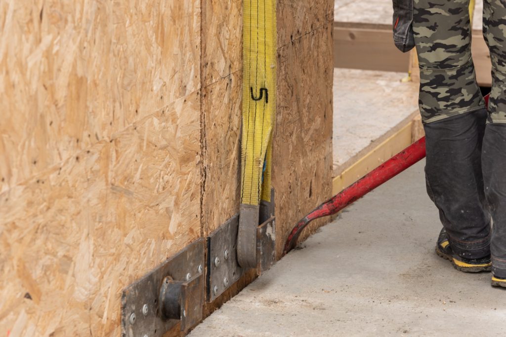 réglage de pose de module 3D bois