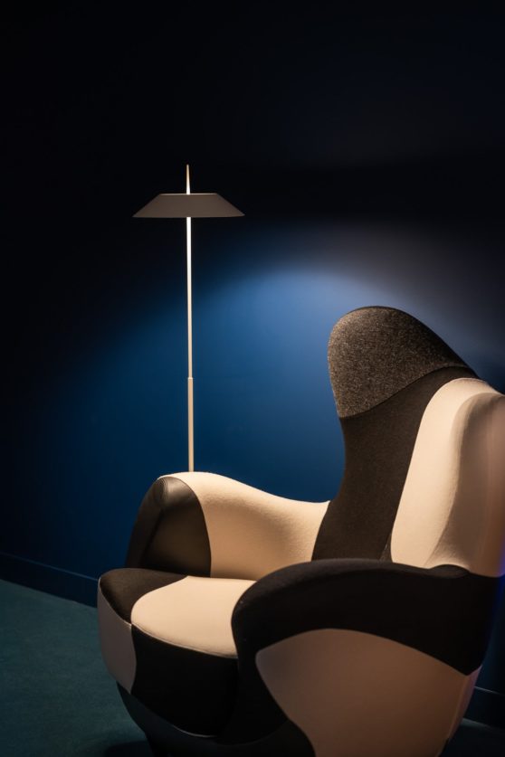 fauteuil avec éclairage de lecture