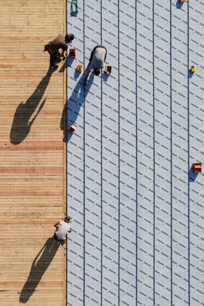 mise en oeuvre de toiture zinc