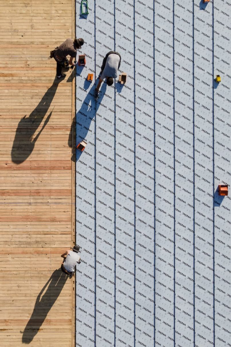mise en oeuvre de toiture zinc