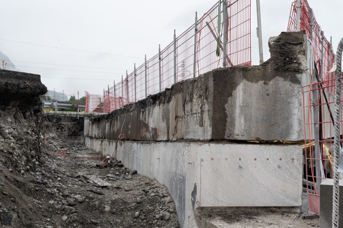culée d'un tablier de pont