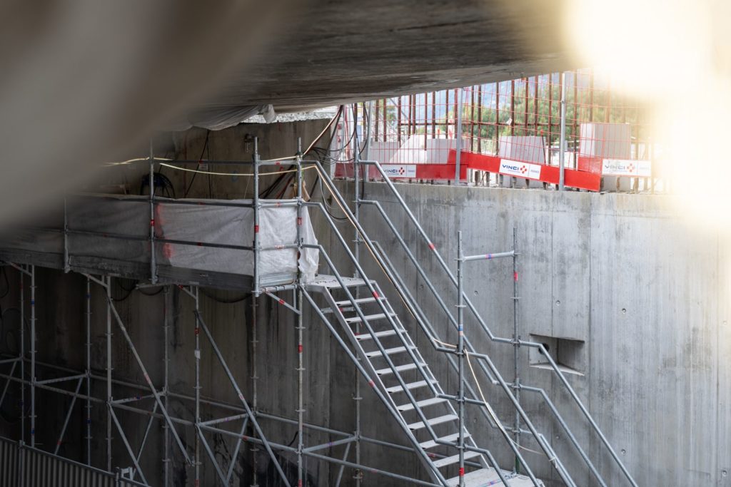 installation échafaudage