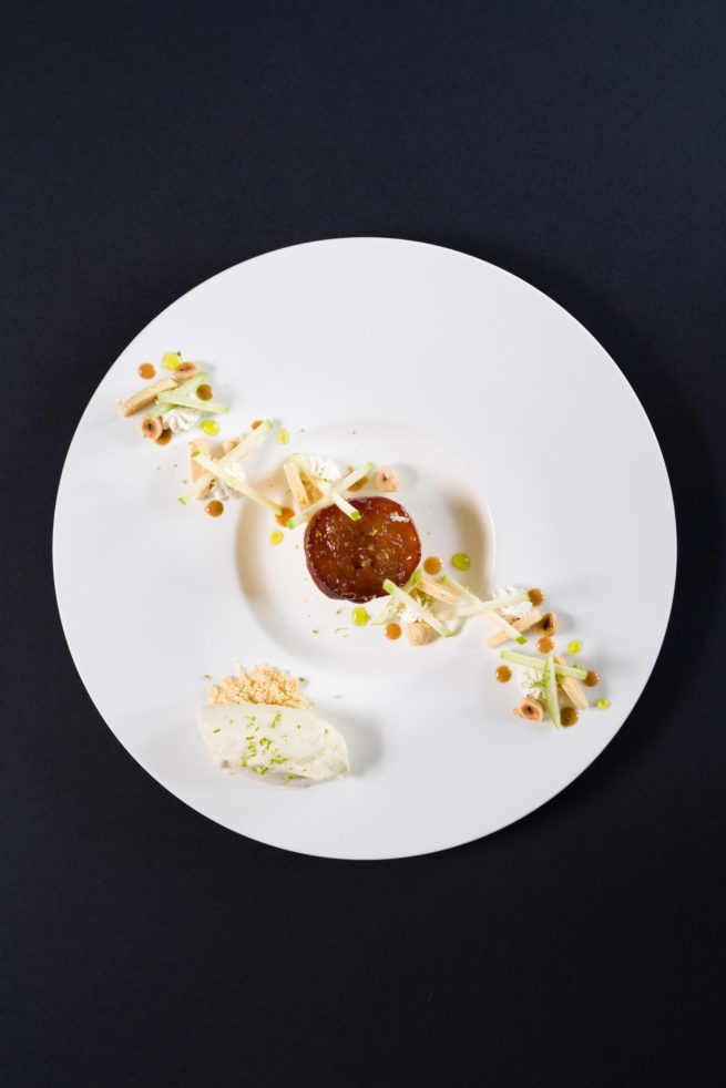 dessert à l'assiette