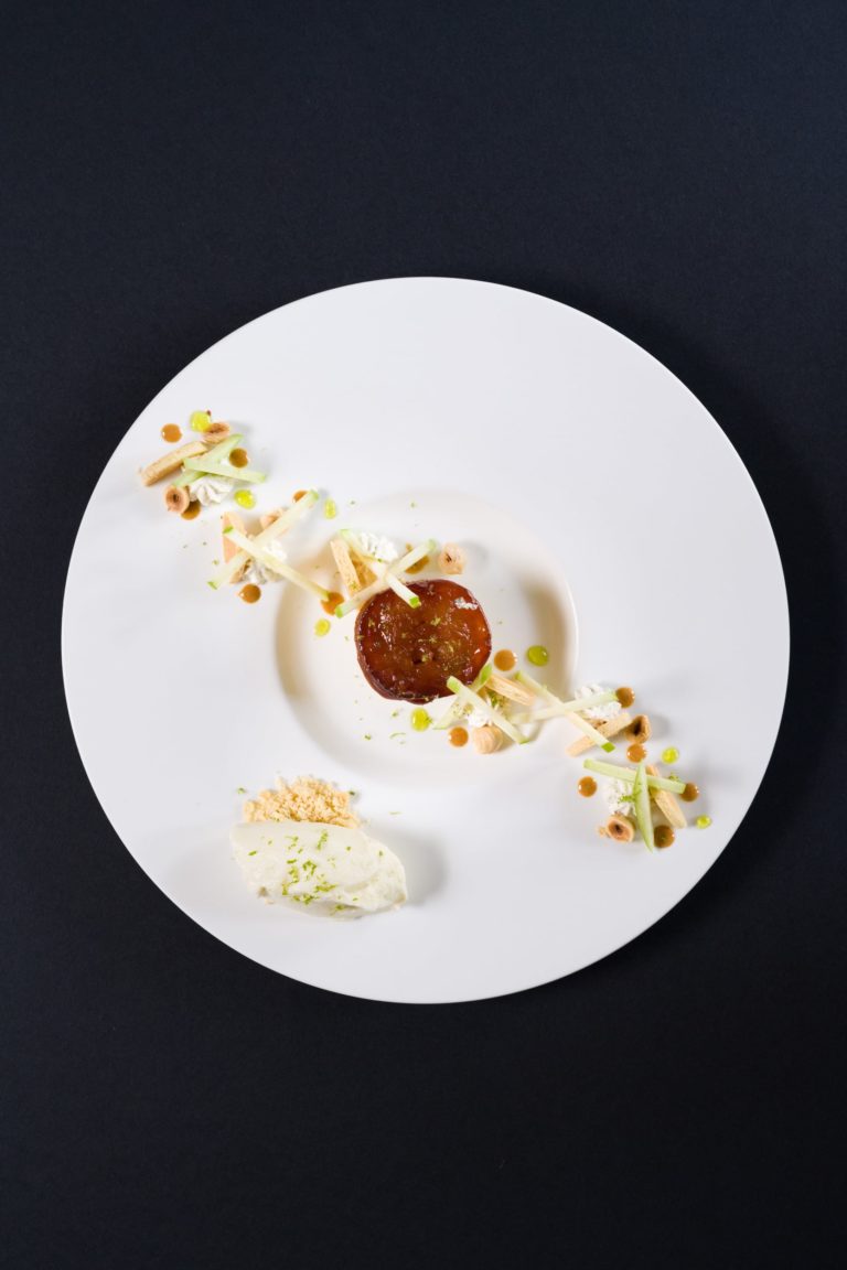 dessert à l'assiette