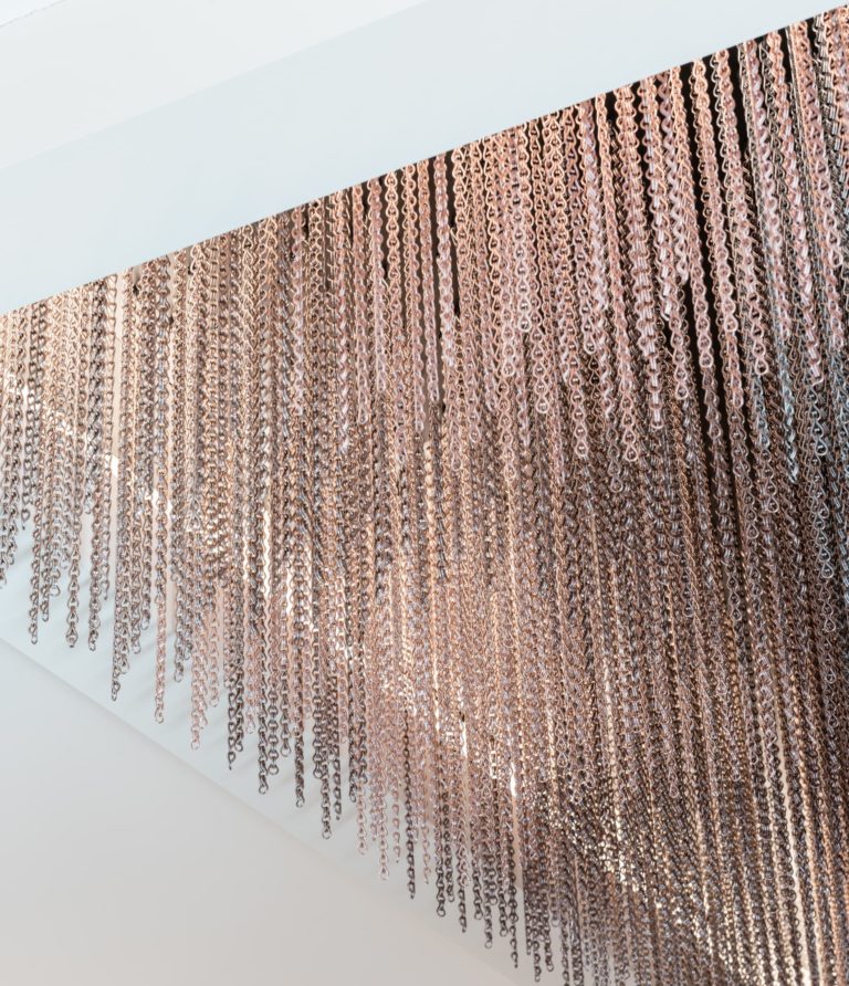 lustre décoratif en chaîne aménagement intérieur