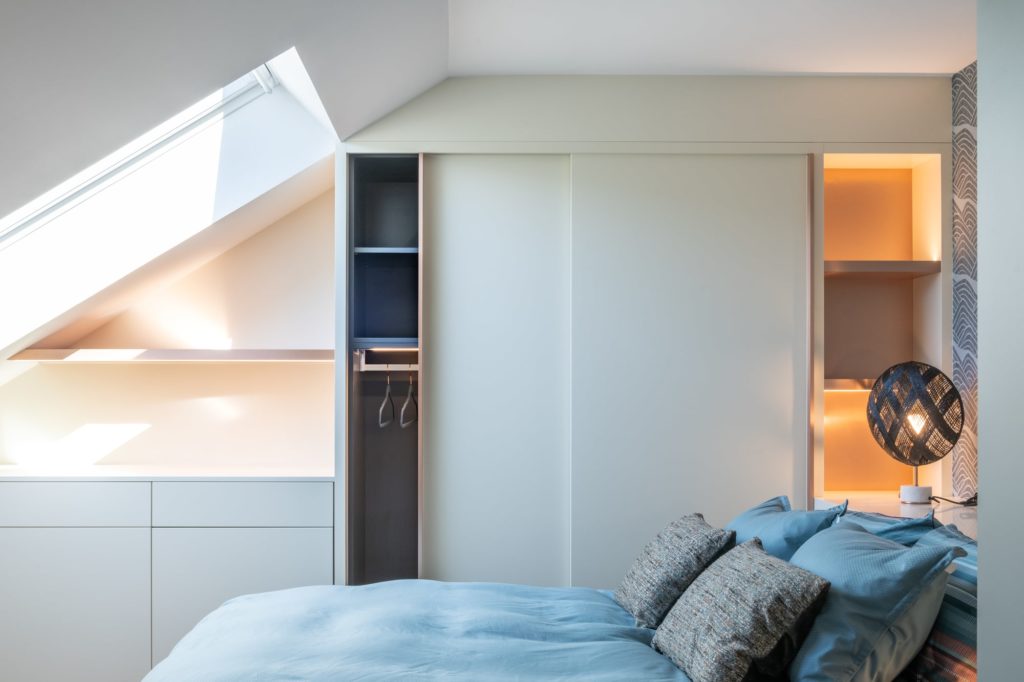 chambre et dressing aménagement intérieur