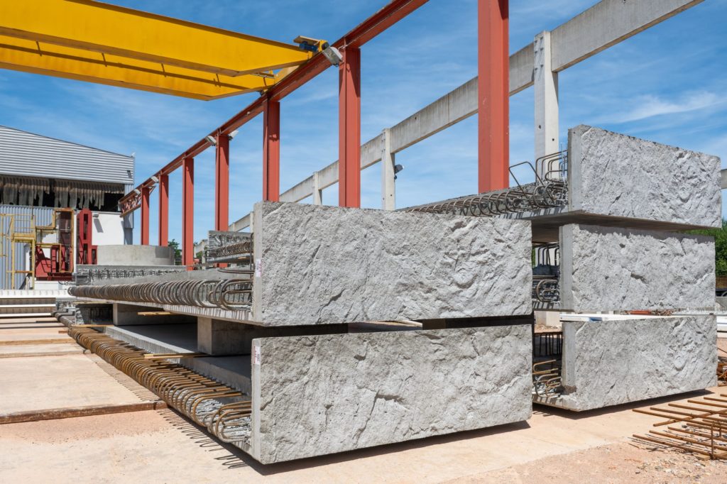 préfabrication béton stockage