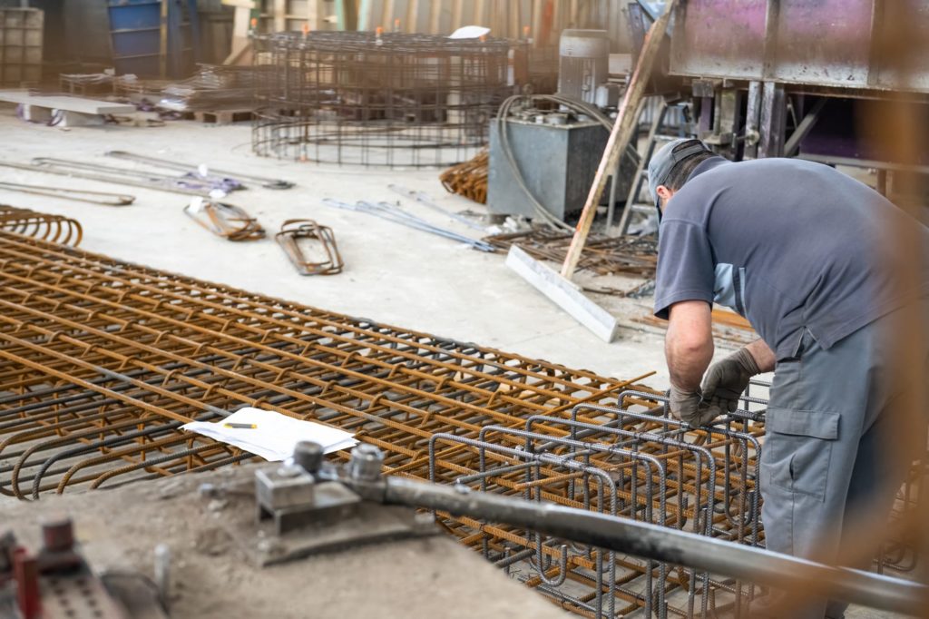 préfabrication béton façonnage ferraillage