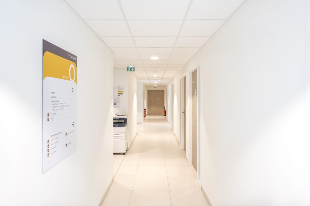 couloir bureaux