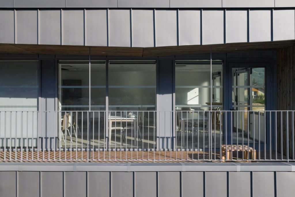 détail de balcon couvert