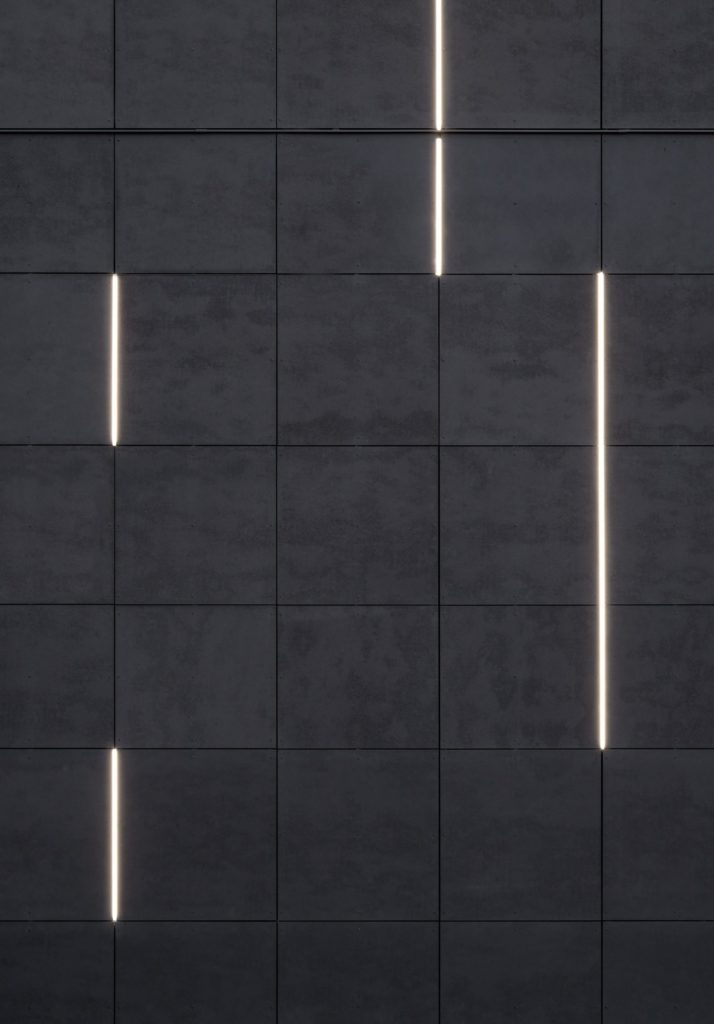 éclairage led dans façade