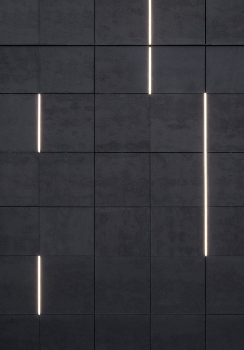 éclairage led dans façade