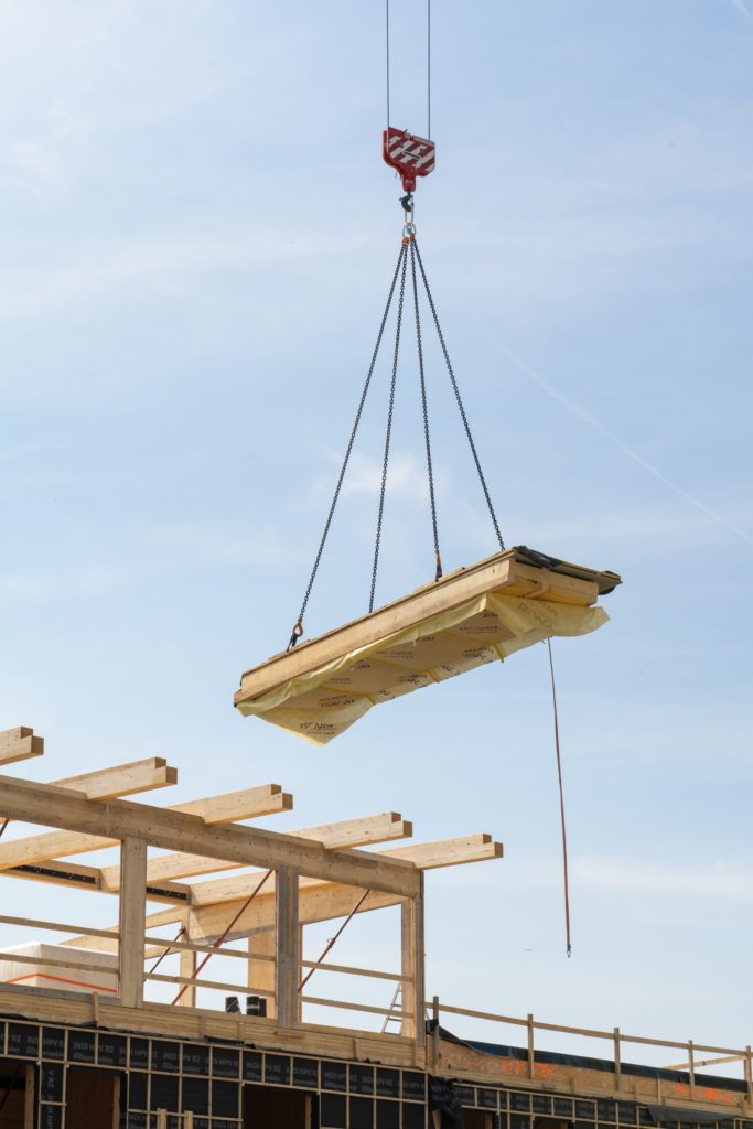 levage panneau de toiture