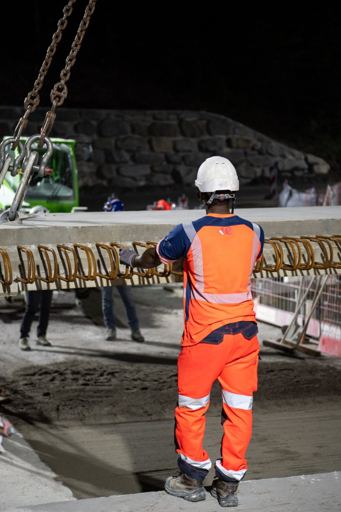 levage élément préfabriqué béton