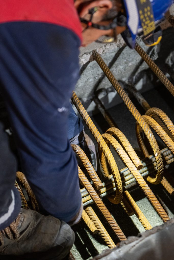 ferraillage par un compagnon