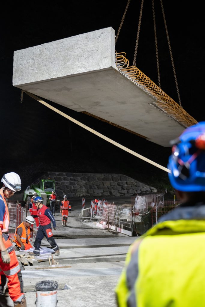 levage élément préfa béton