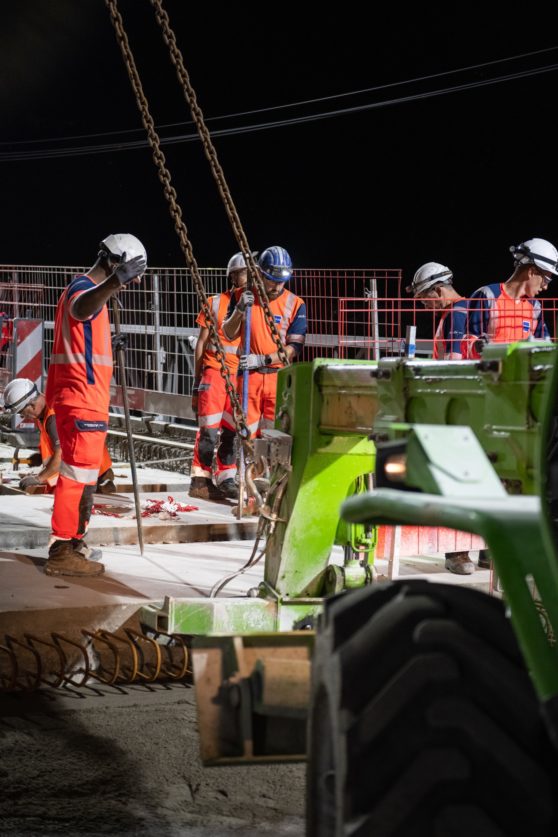 travaux de construction de nuit