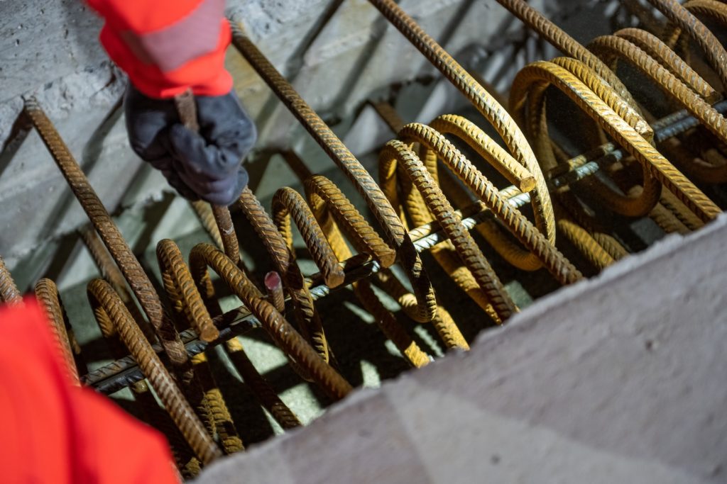 ferraillage d'un clavetage