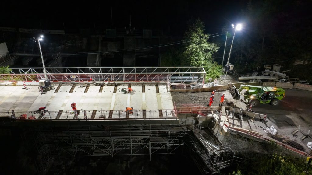 rénovation pont de nuit