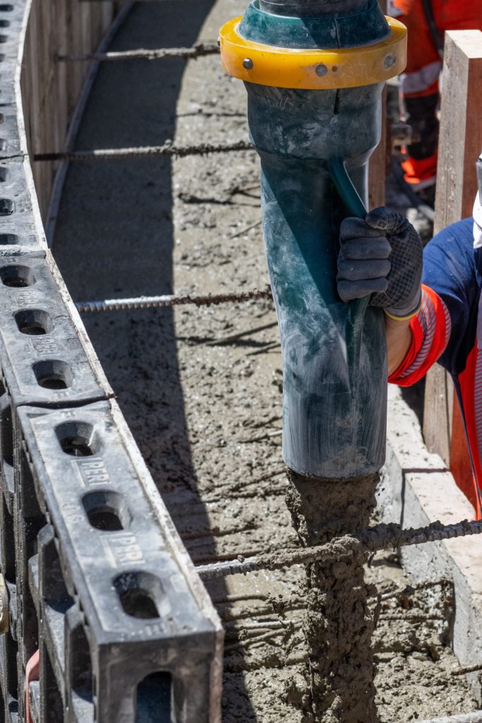 chaussette à béton