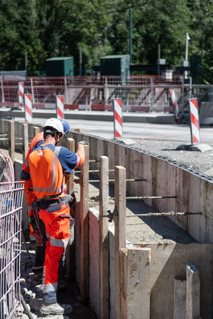 suivi media de la restructuration d'un pont