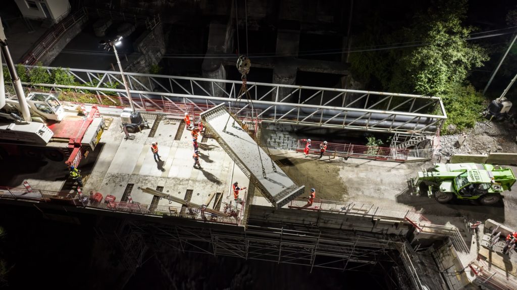 suivi chantier restructuration pont