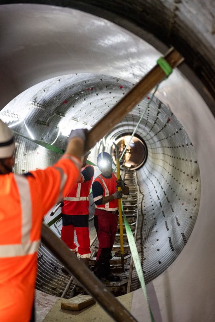 travaux de busage en souterrain