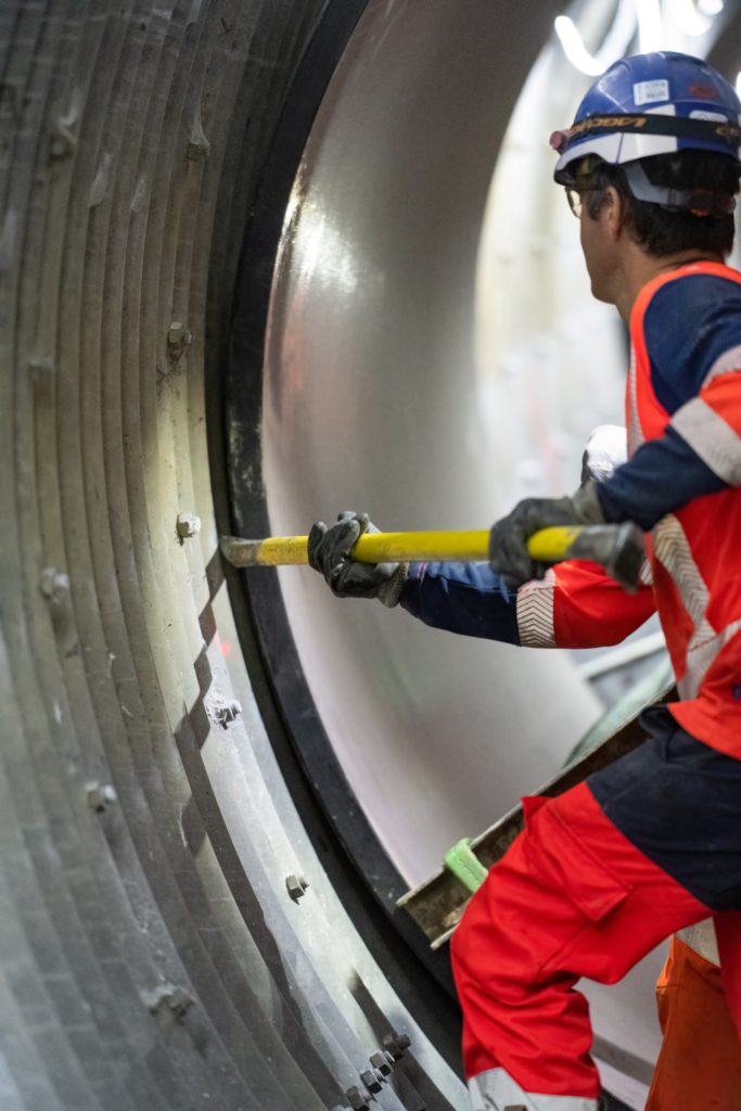 travaux de busage en souterrain