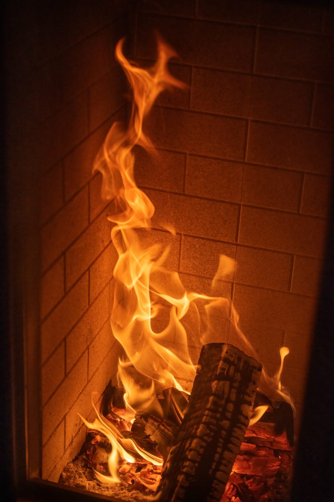 flamme de cheminée