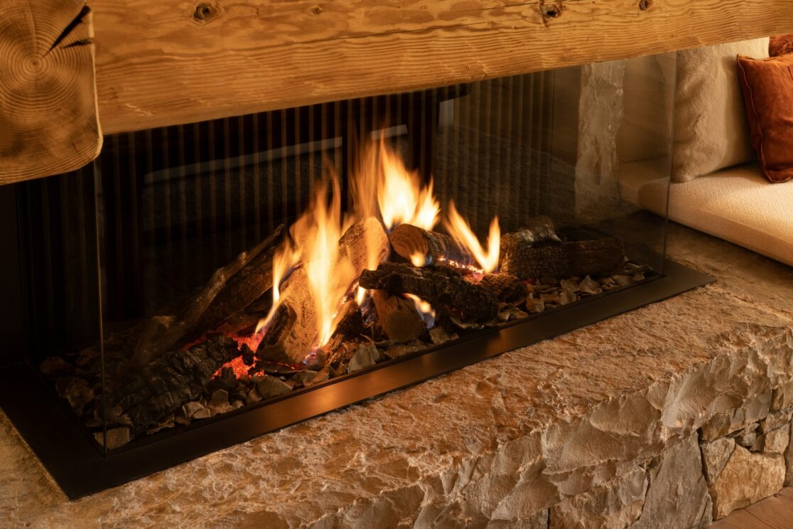 feu de cheminée