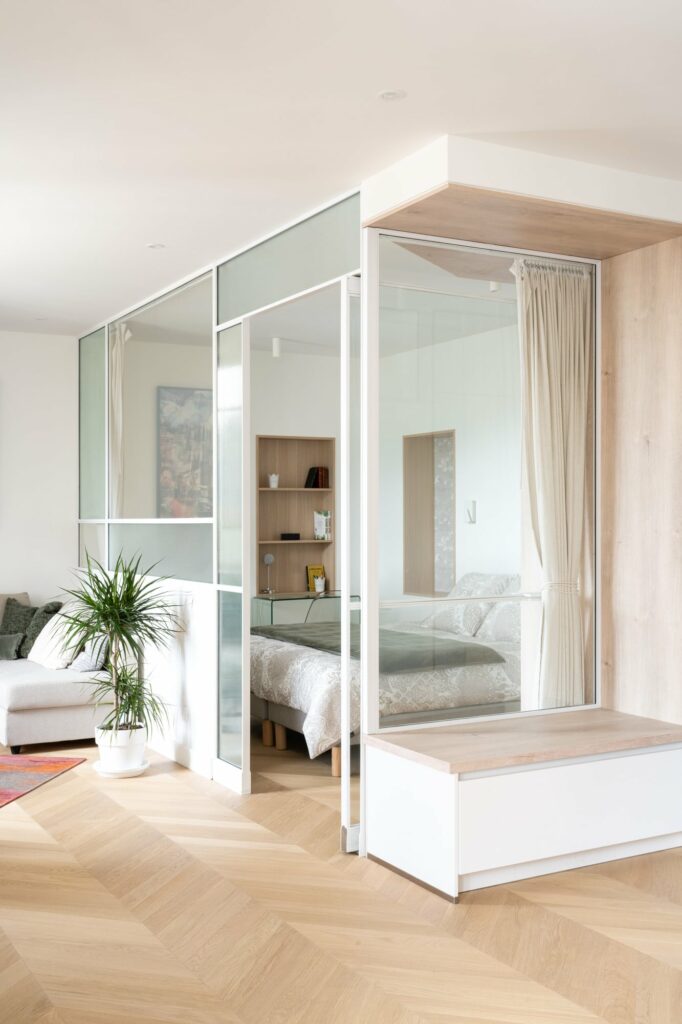 chambre avec verrière