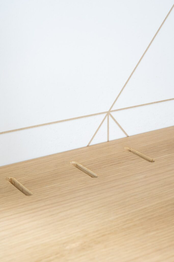 détail meuble cache radiateur