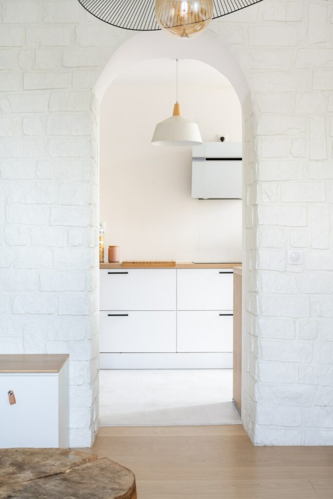 passage sans porte cuisine