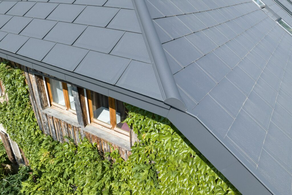 détail toiture Prefa