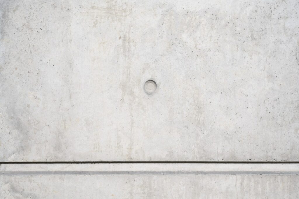 détail béton brut