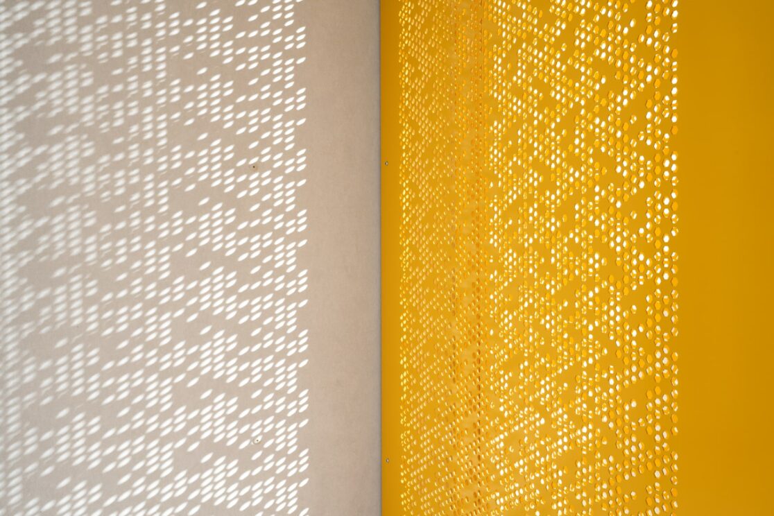 détail résille métallique