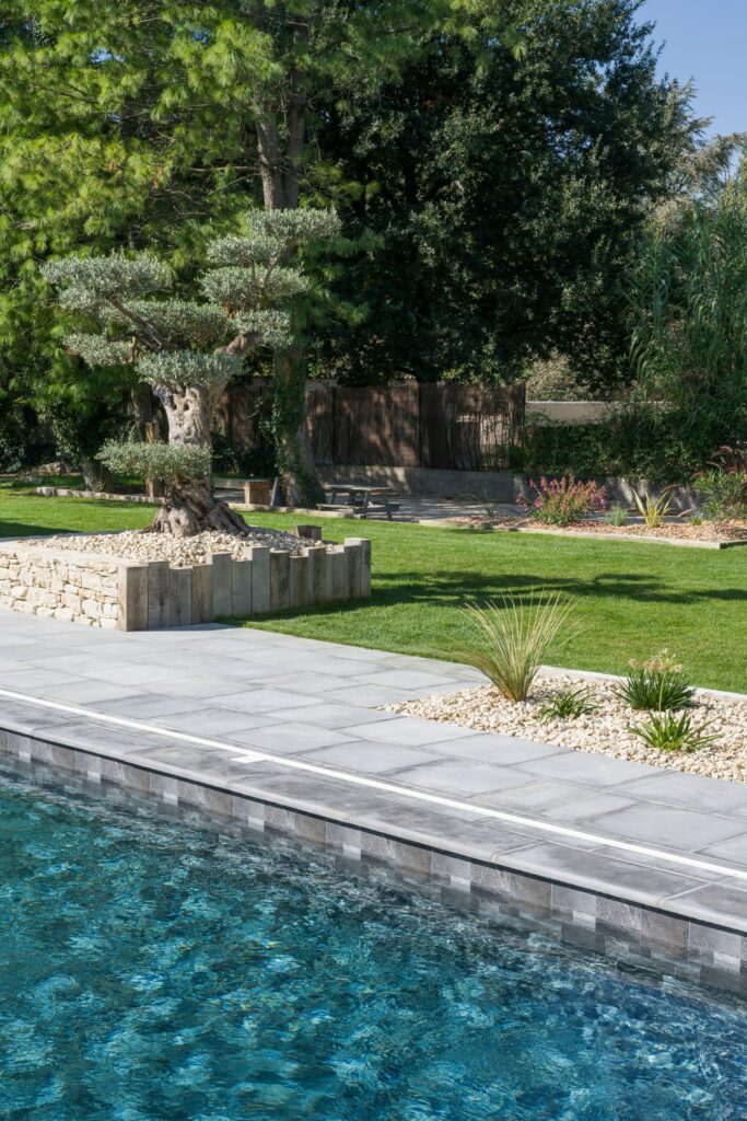 reportage piscine et matériaux de construction